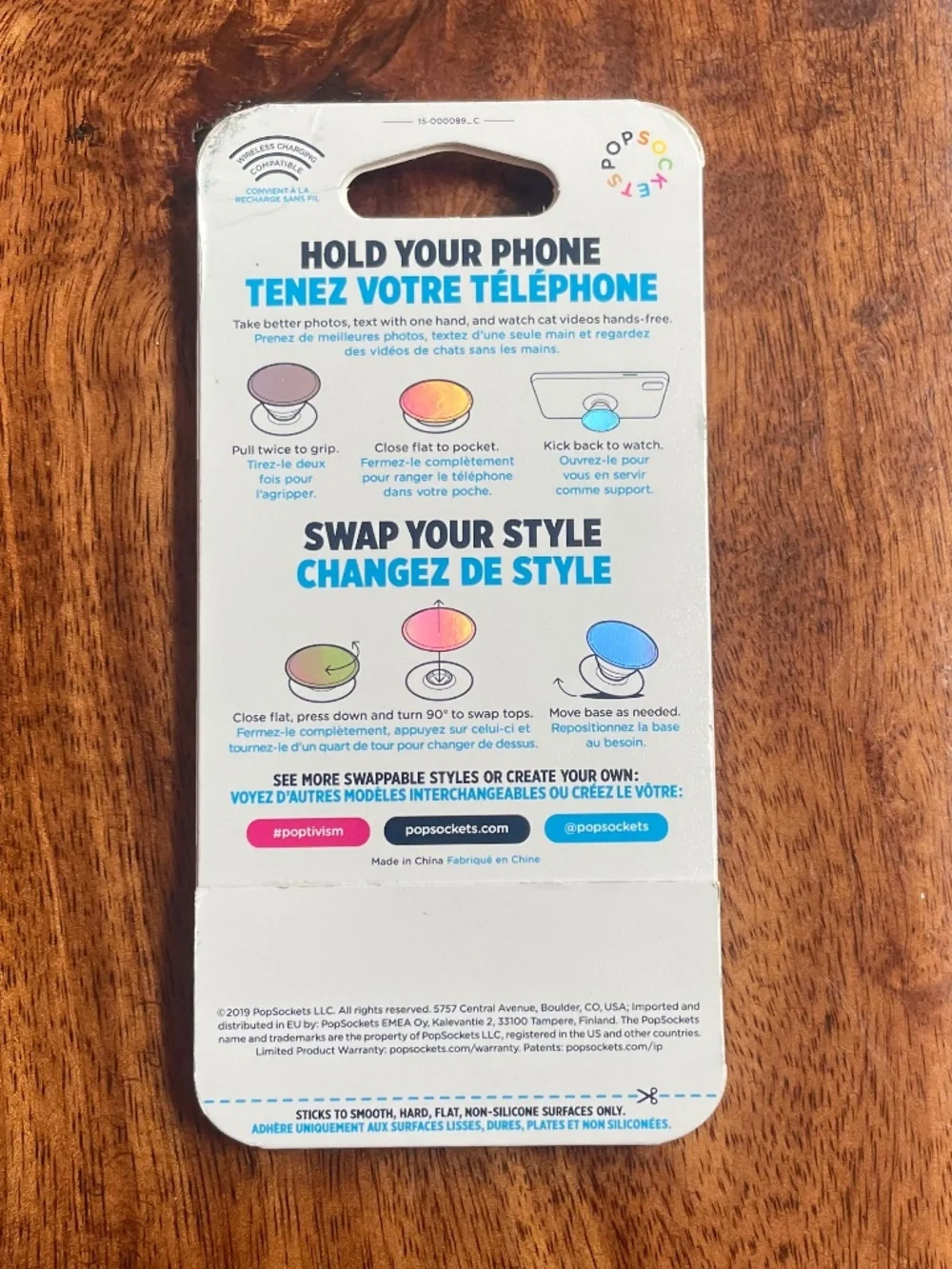 Popsockets Pop Grip Dog in Glasses NEW